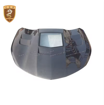 Capot en fibre de carbone transparente pour Chevrolet Camaro (2016–2018)