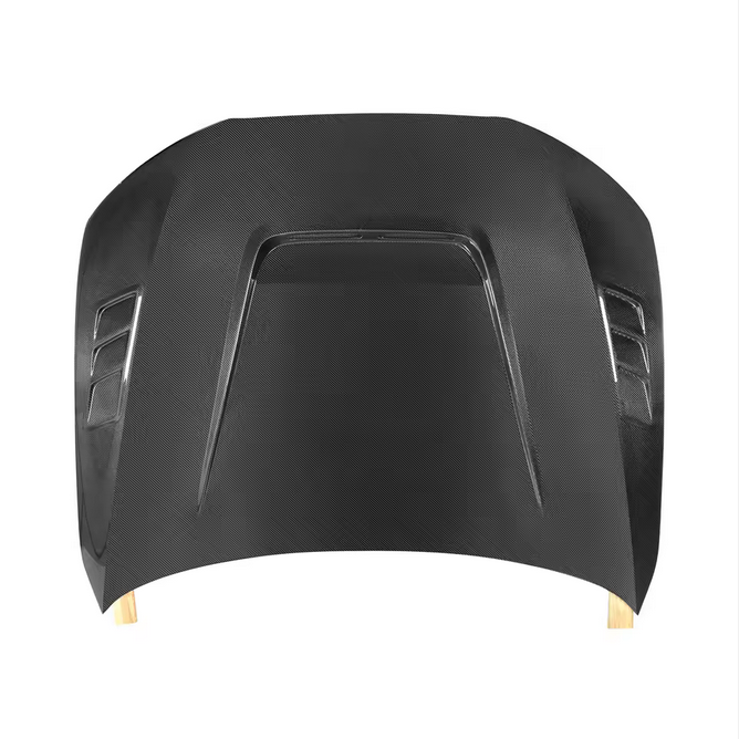 Capot avant en fibre de carbone véritable style V pour Audi A4 / S4 / RS4 B8.5 (2012–2015)