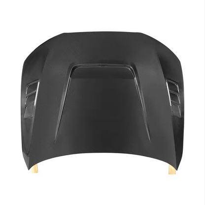 Capot avant en fibre de carbone véritable style V pour Audi A4 / S4 / RS4 B8.5 (2012–2015)