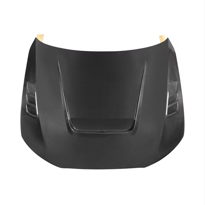 Capot avant en fibre de carbone véritable style V pour Audi A4 / S4 / RS4 B8.5 (2012–2015)