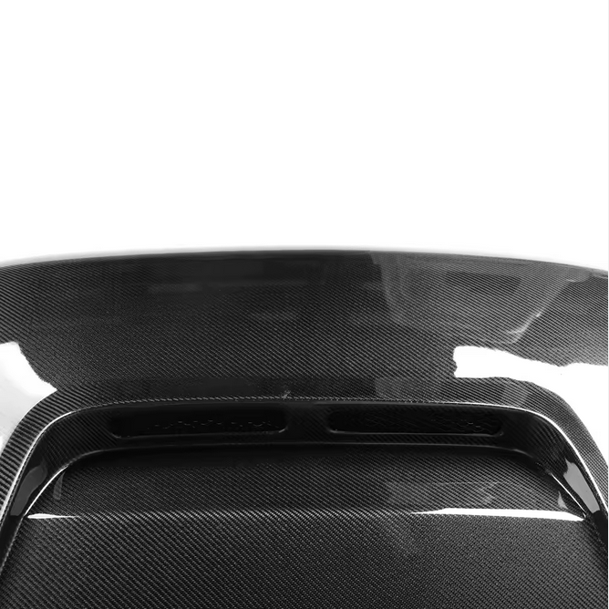 Capot avant en fibre de carbone véritable style V pour Audi A4 / S4 / RS4 B8.5 (2012–2015)