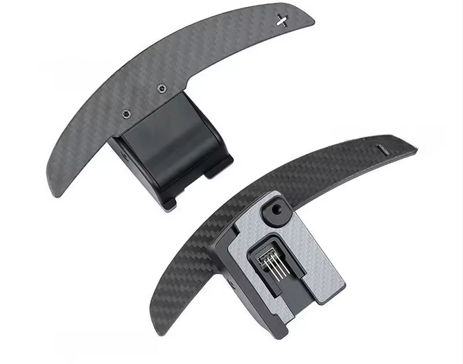 Palettes de changement de vitesse magnétiques en fibre de carbone pour Ford Mustang