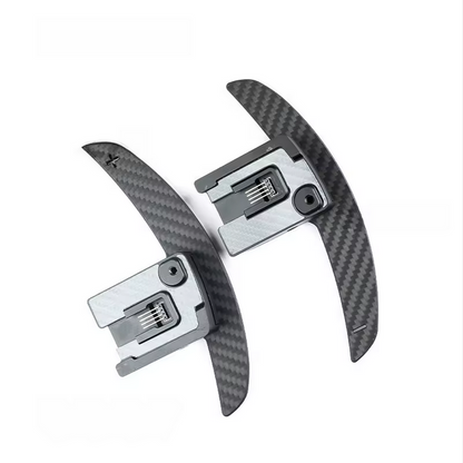 Palettes de changement de vitesse magnétiques en fibre de carbone pour Ford Mustang