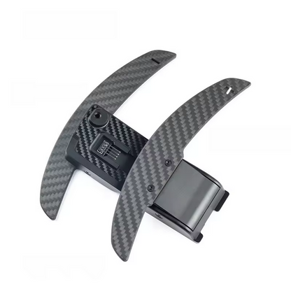 Palettes de changement de vitesse magnétiques en fibre de carbone pour Ford Mustang