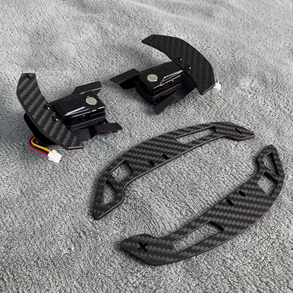 Palettes de changement de vitesse magnétiques en fibre de carbone pour VW Golf MK7 et MK7.5 GTI/GTR