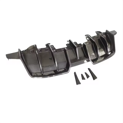 Kit carrosserie diffuseur arrière en carbone sec style PT pour Lamborghini Huracán EVO (2019–2021)