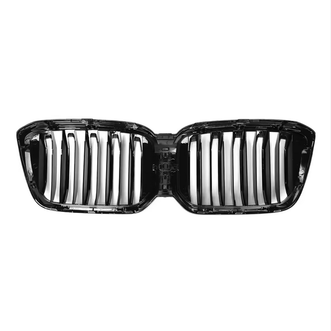 Double Line Kidney Grille Black High Gloss for BMW X3 G01 &amp; X4 G02 LCI (2021–2022)