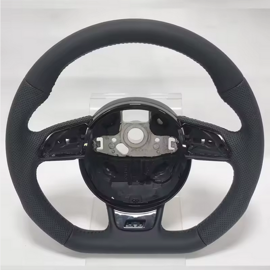 Volant en cuir sans airbag ni boutons pour Audi A1 A3 A4 A5 Q5 B8 (2009–2016)