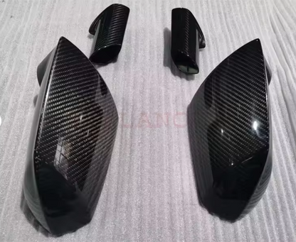 Dry Carbon Mirror Cover Bright Black for Lamborghini Aventador LP700 / LP720