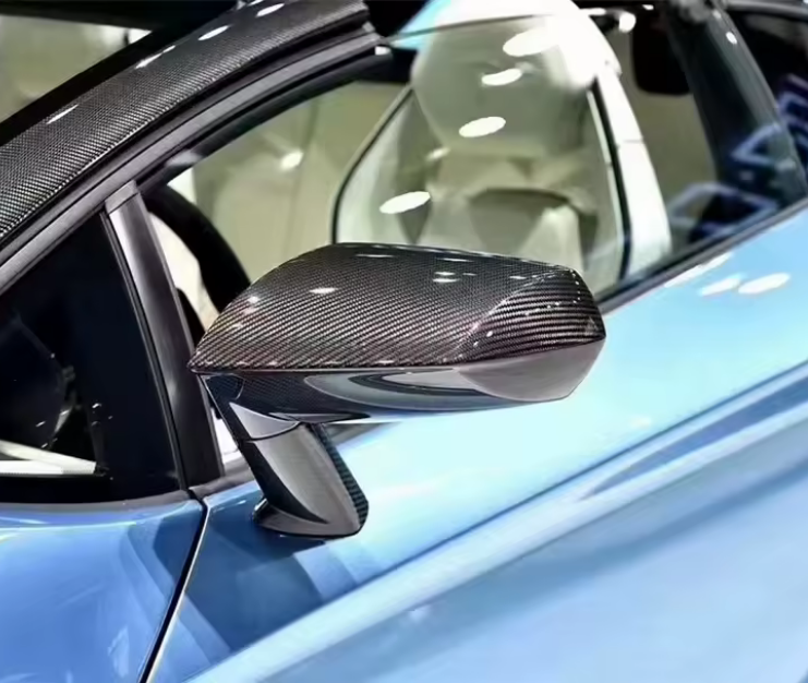 Dry Carbon Mirror Cover Bright Black for Lamborghini Aventador LP700 / LP720