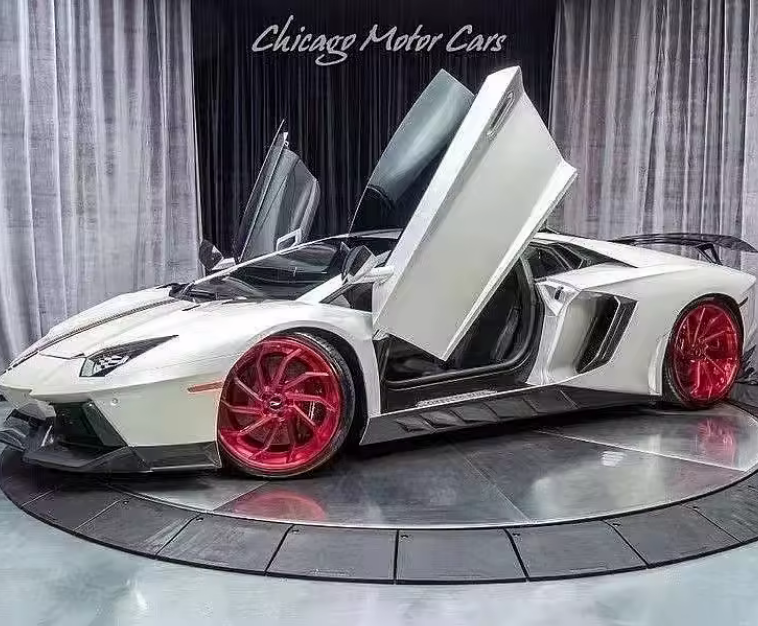 Bas de caisse en carbone véritable 3K (style Novi-tec) pour Lamborghini Aventador LP700 / LP720