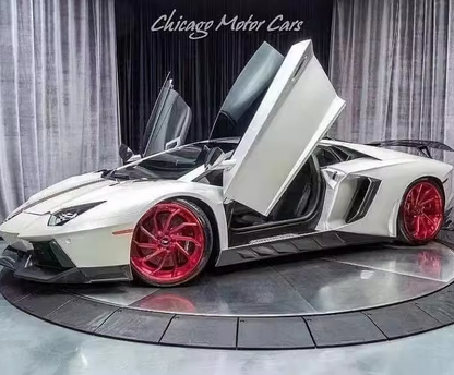 Bas de caisse en carbone véritable 3K (style Novi-tec) pour Lamborghini Aventador LP700 / LP720