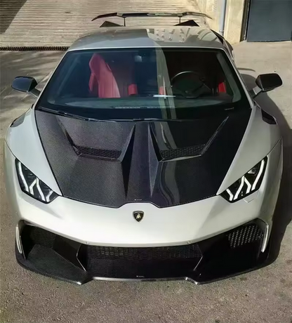 Capot avant en fibre de carbone pour Lamborghini Huracan LP580 / LP610