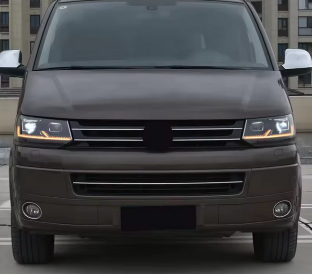 Accessoires pour phares LED 6000K pour Volkswagen Multivan T6 Transporter (2010–2015)