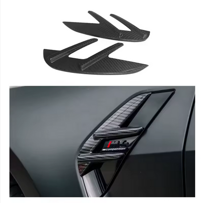 Dry Carbon Front Fender Trim Accessories for BMW G82 G83 M4 2021+ – 2 Pieces Original Style