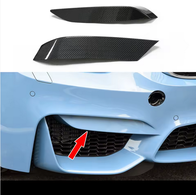 Full Carbon Front Splitter for BMW F80 M3 F82 F83 M4 2014-2018 M-Performance Style