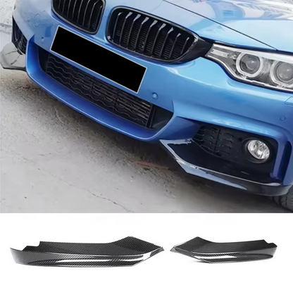 Lame de pare-chocs avant en carbone sec pour BMW F32 F33 F36 M Sport M Look