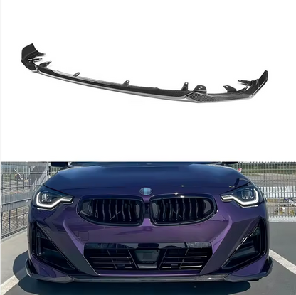 Dry Carbon Front Lip Splitter for BMW 2 Series G42 Coupé M Sport