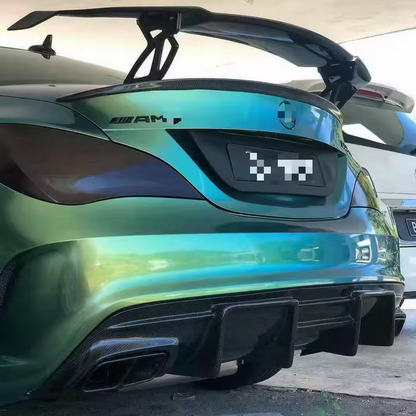 Diffuseur arrière en carbone restylé pour Mercedes-Benz CLA W117 S Line 2014–2019