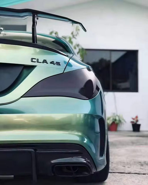 Diffuseur arrière en carbone restylé pour Mercedes-Benz CLA W117 S Line 2014–2019