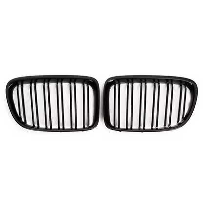 Frontgrill Nieren Grill Glanz Schwarz für BMW X1 E84 2011–2015