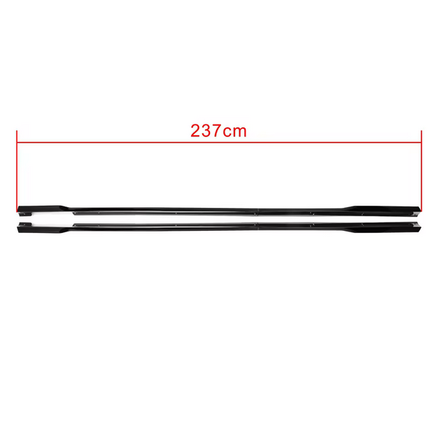 Bas de caisse noirs brillants pour BMW Série 7 G70 à partir de 2023