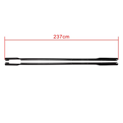 Bas de caisse noirs brillants pour BMW Série 7 G70 à partir de 2023