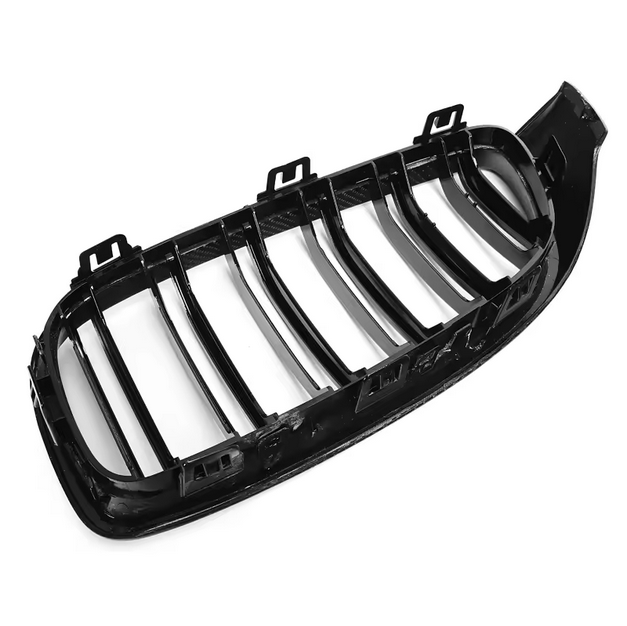 Calandre double barre en fibre de carbone, noir brillant, pour BMW Série 4 F32 F36 et F80 F82 F83 2013–2016