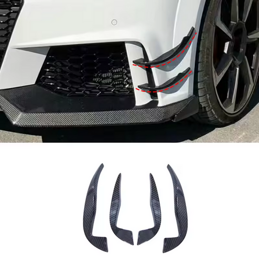 Canards en carbone pour pare-chocs avant Audi TT TTRS 8S