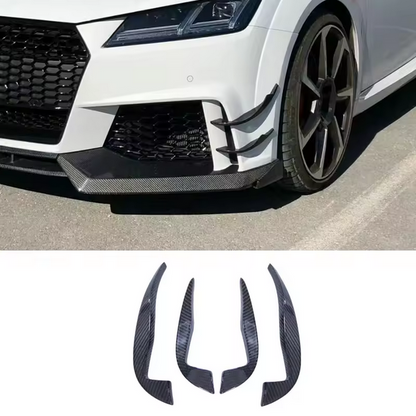 Canards en carbone pour pare-chocs avant Audi TT TTRS 8S