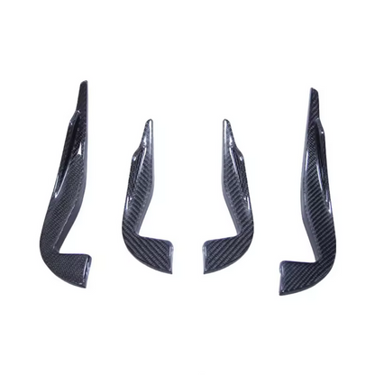 Canards en carbone pour pare-chocs avant Audi TT TTRS 8S