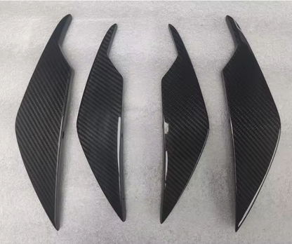 Ailerons de pare-chocs avant en carbone sec pour BMW G80 G82 G83 M3 M4 (4 pièces)