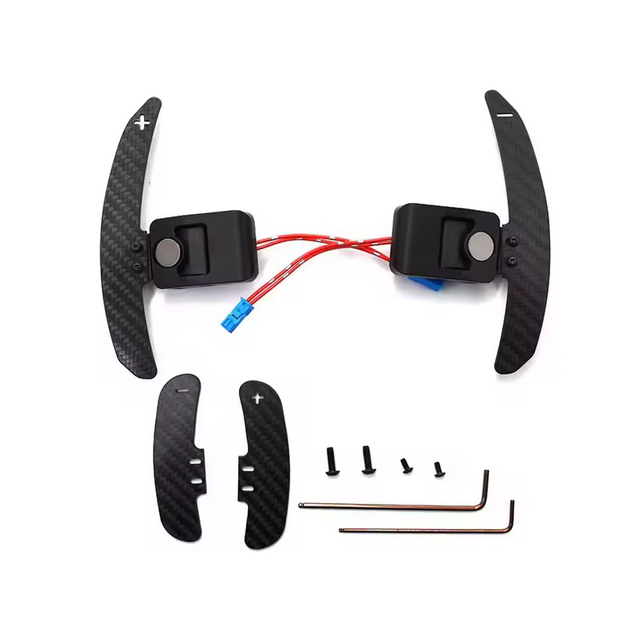 Carbon fiber paddle shifter extensions with magnet for BMW F-Series (F30 F32 F12 F01 F20 F22 F80 F83)
