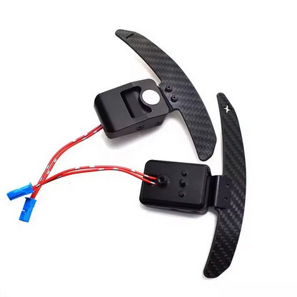 Carbon fiber paddle shifter extensions with magnet for BMW F-Series (F30 F32 F12 F01 F20 F22 F80 F83)
