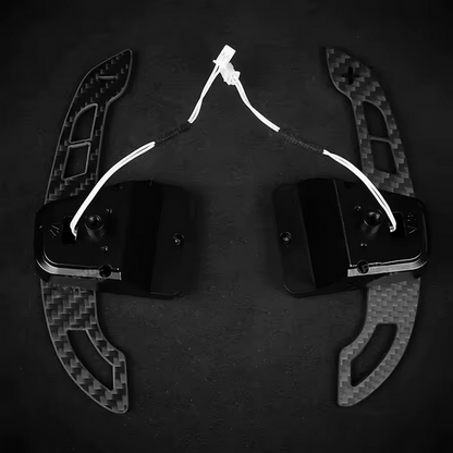 Palettes de changement de vitesse magnétiques en fibre de carbone pour VW Golf 8 MK8 GTI R R-Line (2021–2024)