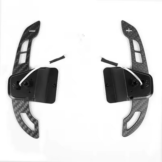 Palettes de changement de vitesse magnétiques en fibre de carbone pour VW Golf 8 MK8 GTI R R-Line (2021–2024)