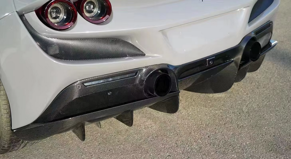Carbon rear diffuser for Ferrari F8 Tributo – NOVITEC Style