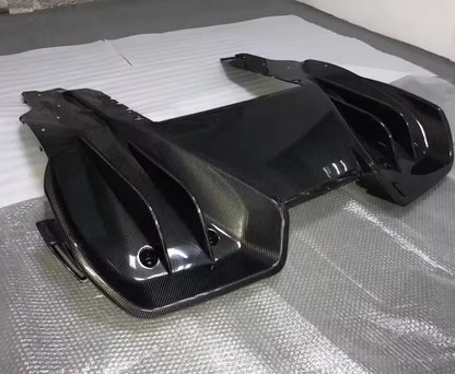 Diffuseur arrière en carbone sec pour McLaren 650S