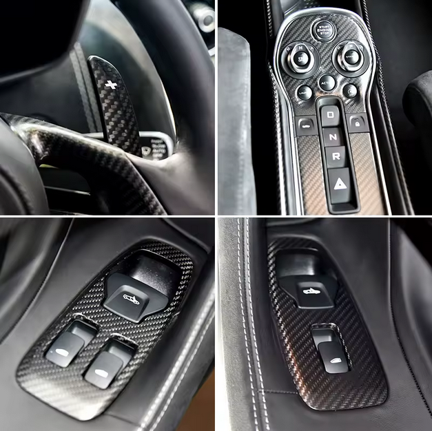 Panneaux de garniture intérieure en carbone sec pour McLaren 570S