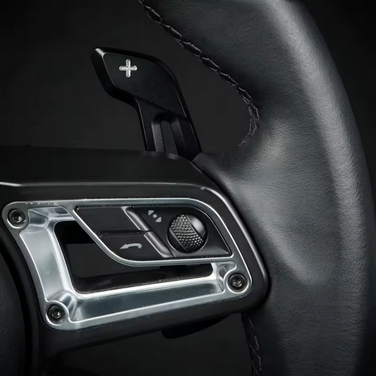 Palettes de changement de vitesse magnétiques en carbone pour Porsche Cayenne, Panamera et Macan