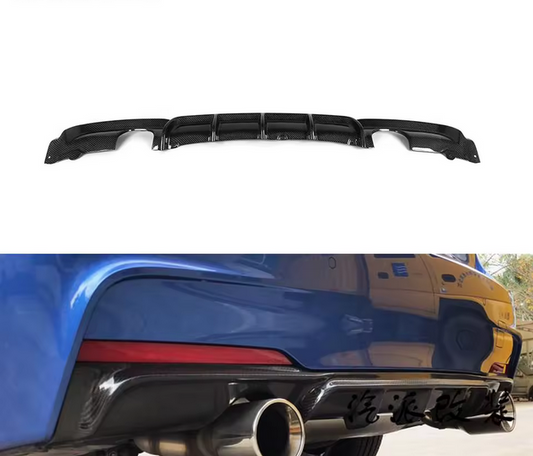 Diffuseur arrière en carbone pour BMW Série 3 F30 335i
