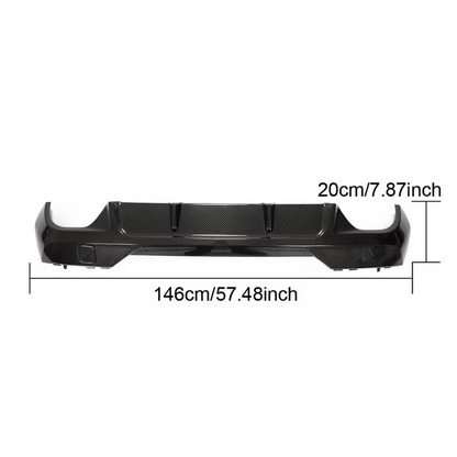 Carbon fiber rear bumper lip for BMW 4 Series G22 G23