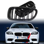 Calandre avant à double lamelle en fibre de carbone pour BMW Série 5 F10 / F10 M5