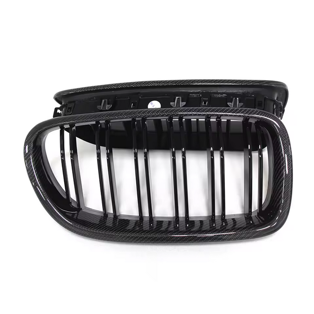 Calandre avant à double lamelle en fibre de carbone pour BMW Série 5 F10 / F10 M5