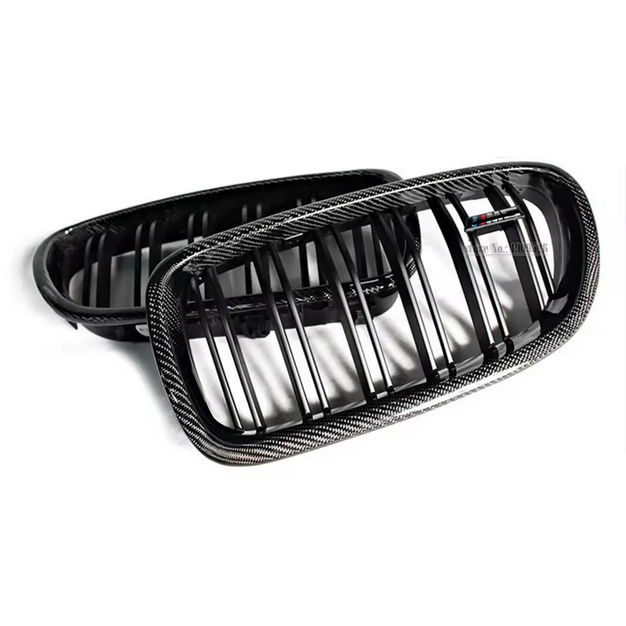 Calandre avant à double lamelle en fibre de carbone pour BMW Série 5 F10 / F10 M5
