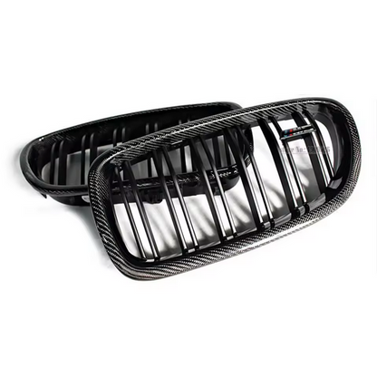 Calandre avant à double lamelle en fibre de carbone pour BMW Série 5 F10 / F10 M5