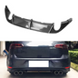 Carbon rear diffuser for VW Golf 7 GTI MK7