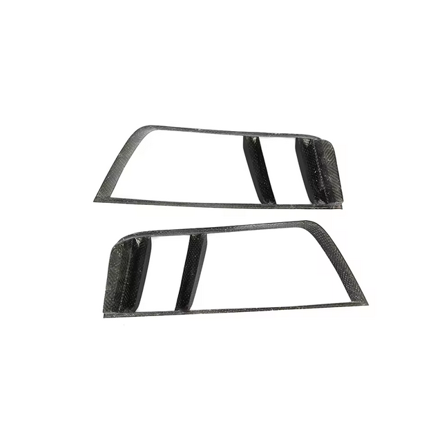 Carbon Heckstoßstangen-Lüftungsblenden für Audi R8 – Dry Carbon