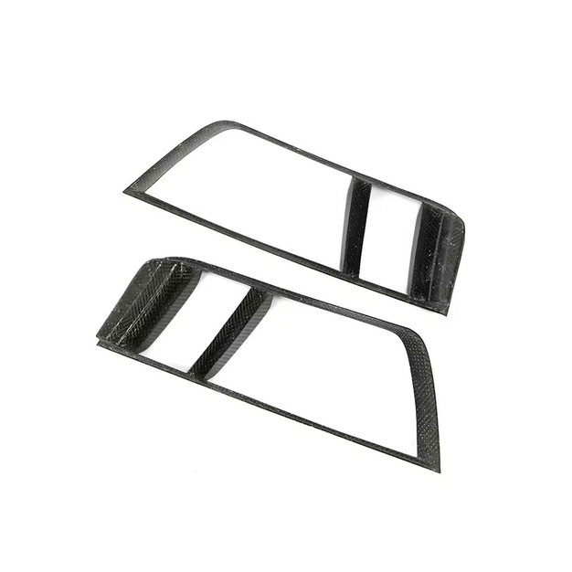 Carbon Heckstoßstangen-Lüftungsblenden für Audi R8 – Dry Carbon