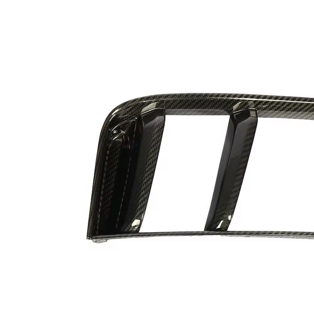 Carbon Heckstoßstangen-Lüftungsblenden für Audi R8 – Dry Carbon